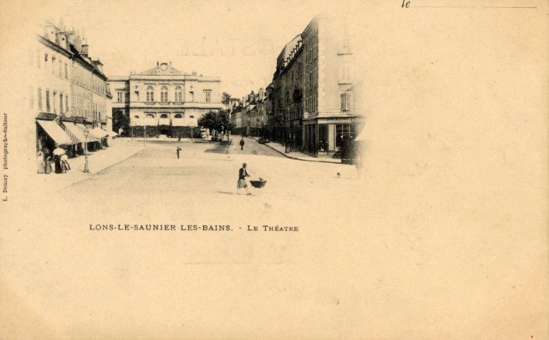 Lons-le-Saunier (Jura). Le théâtre. L.Demay.