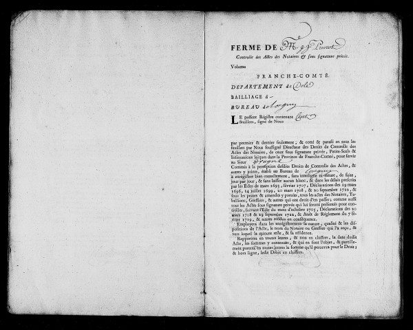 Registre du 30 janvier 1763 au 28 février 1765