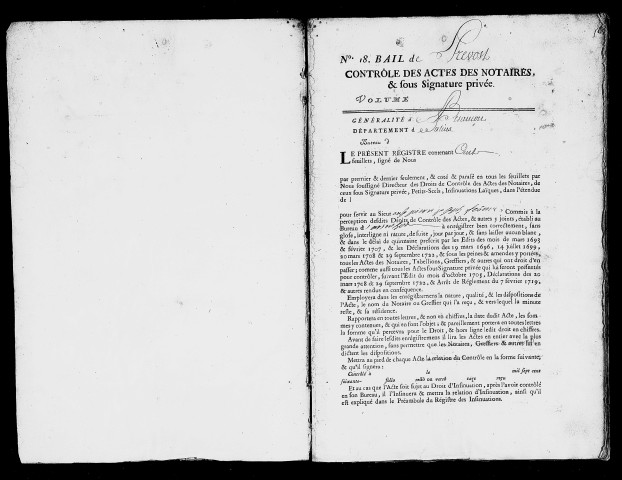 Registre du 10 mars 1768 au 23 janvier 1769