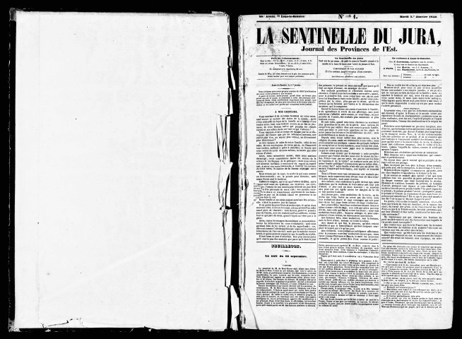 La Sentinelle du Jura.