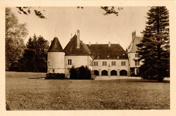 Bersaillin (Jura). Le château.