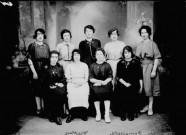 Groupe de jeunes filles. Treffay