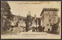 Rans (Jura) - Le Château - Façade principale (XVIIIe siècle) - Le Donjon date du XIIe siècle