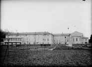 Façade de l'Asile du Sacré-Coeur de Marsonnas. Aromas