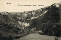 Gizia (Jura). Les environs de Cousance, les roches. L. Raison, Chapellerie.