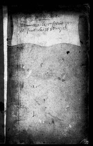 Registre du 1er Février au 26 Octobre 1723