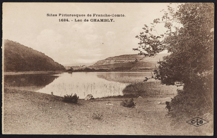 Site pittoresque de Franche-Comté - 1624 - Lac de Chambly