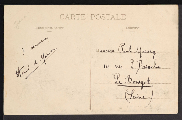 Vincelles (Jura) - Vue prise des Colombiers (L. Ferrand, edit., Bourg)