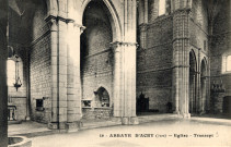 Abbaye d'Acey (Jura). L'église. Dijon.
