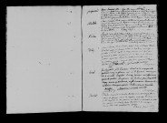 Série communale : Registres des baptêmes, mariages et sépultures, 1er janvier 1744 - 15 janvier 1745