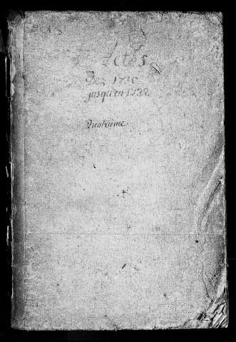 Registre du 20 juillet 1730 au 30 novembre 1732