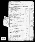 Tableaux nominatifs, an XIV-1807, 1812, 1816-1821, 1830, 1834, 1836.