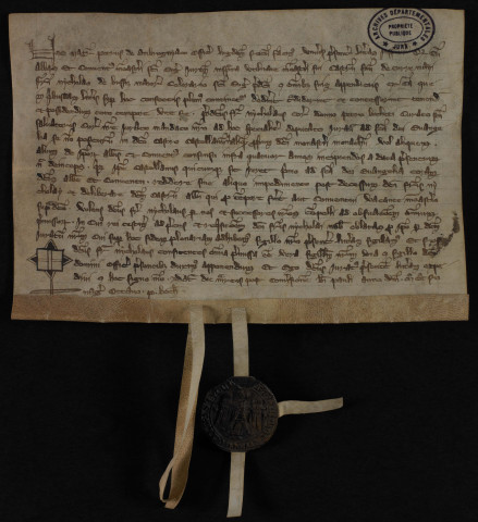 Nicolas de Bussy, cellérier de Saint-Oyend, qui tient le château de La Tour-du-Meix et ses dépendances sa vie durant, promet de ne pas y nommer un chatelain sans l'accord de l'abbé et du couvent.