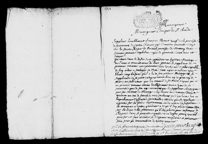 Dossiers instruits en 1745