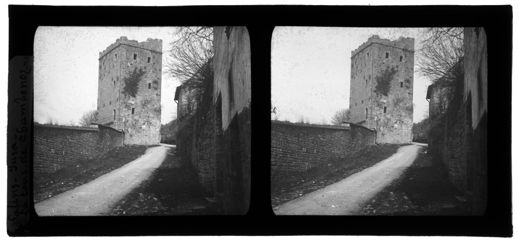 Montée vers la Tour de Chambenoz à Salins.