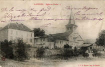 Saint-Lupicin (Jura). 3. L'église et l'école. Saint-Lupicin, L.F.A. Mermet.