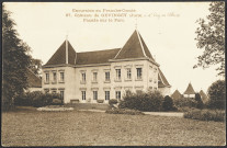 Gevingey Excursion en Franche-Comté - 87-Château de Gevingey - Mr Droz du Villards, façade sur le parc