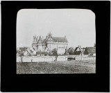 Reproduction d'une vue du château de Langeais.