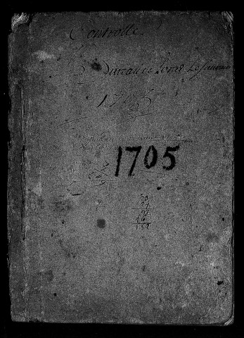 Registre du 21 juillet 1705 au 20 mai 1706