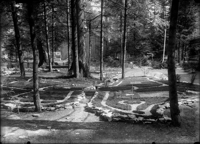 Un parc, campement canadien. Un parc, campement canadien