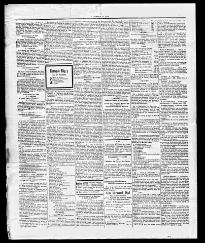 La Liberté du Jura et de la Franche-Comté. 1923-1924.