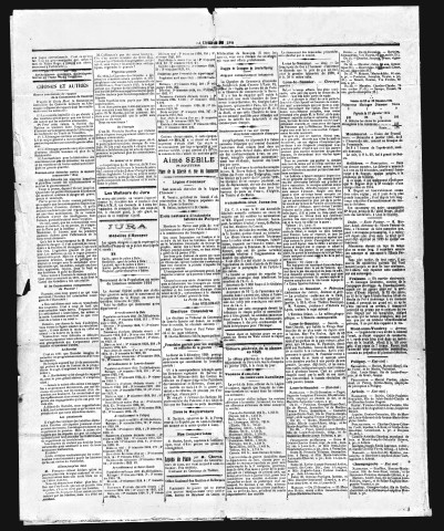 La Liberté du Jura et de la Franche-Comté. 1925-1926.