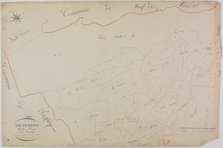 Chalesmes (Les), section unique, feuille 2.