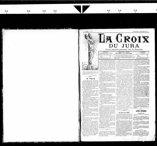 Voix du Jura, 10 avril 1891-1895.