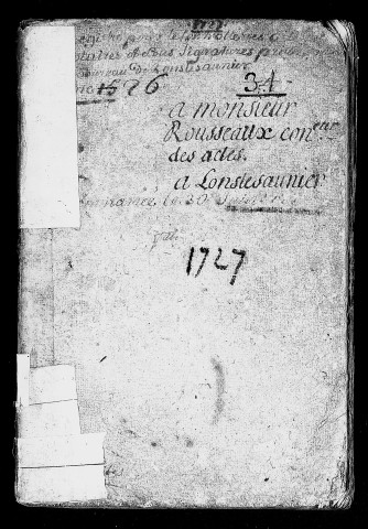Registre du 30 juin 1727 au 4 décembre 1727