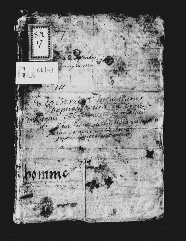 Série communale : baptêmes, 25 septembre 1708 - 7 juillet 1720.