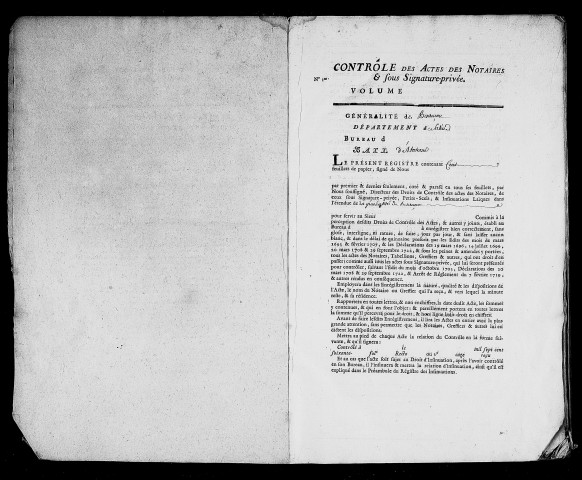 Registre du 11 août 1773 au 25 mars 1775