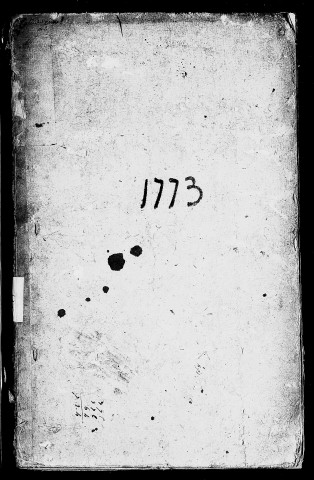 Registre du 18 novembre 1773 au 14 mars 1774