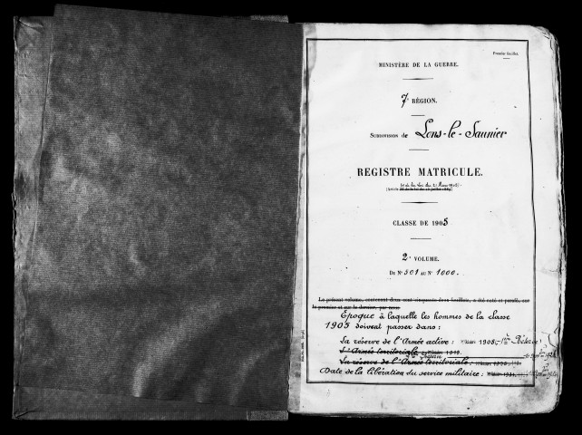 Deuxième volume. 501 à 1000 + 1.