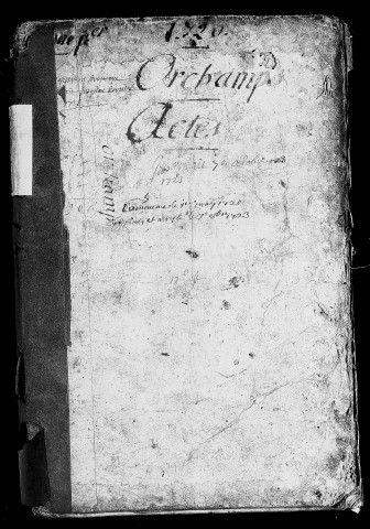 Registre du 1er mai 1720 au 7 octobre 1723
