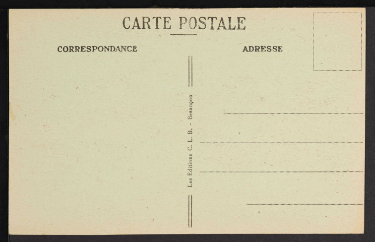 20457 - Port-Lesney  – Le Pont et la Poste (Les Éditions C. L. B. – Besançon)