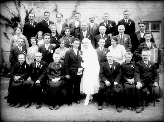 Mariage Vital-Millet. La Favière