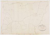 Saint-Aubin, section F, la Borde au Cyr et Borde Rouge, feuille 5. [1825] géomètre : Tabey