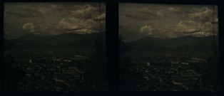 Grenoble, vu de la Bastille.