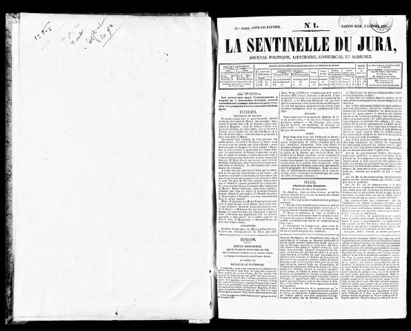 La Sentinelle du Jura.