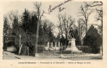 Lons-le-Saunier (Jura). Promenade de la Chevalerie. Statue de Rouget de Lisle. Paris, B.F.