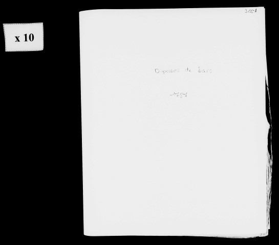 Dossiers instruits en 1787