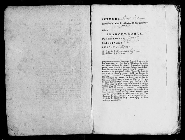 Registre du 20 février 1740 au 18 avril 1741