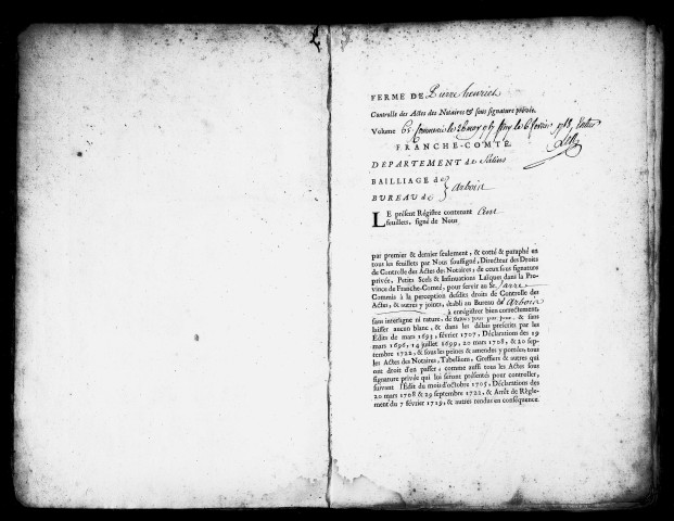 Registre du 26 Mai 1757 au 6 Février 1758