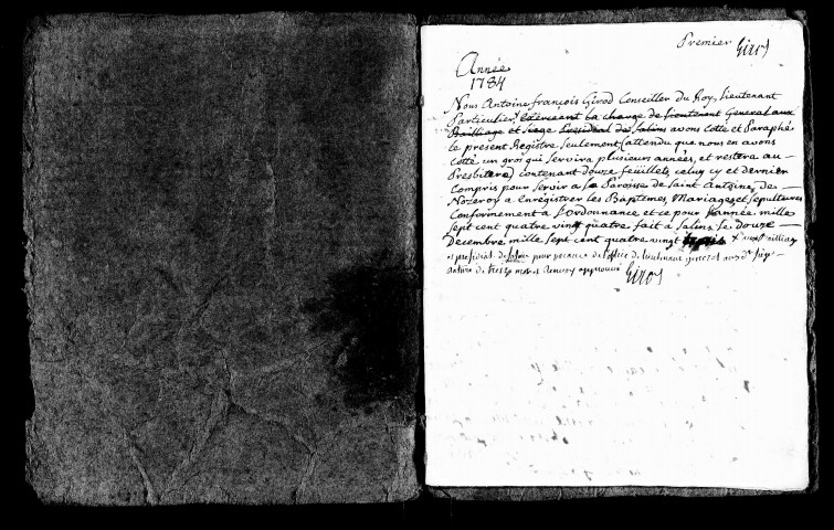 Baptêmes, mariages, sépultures.