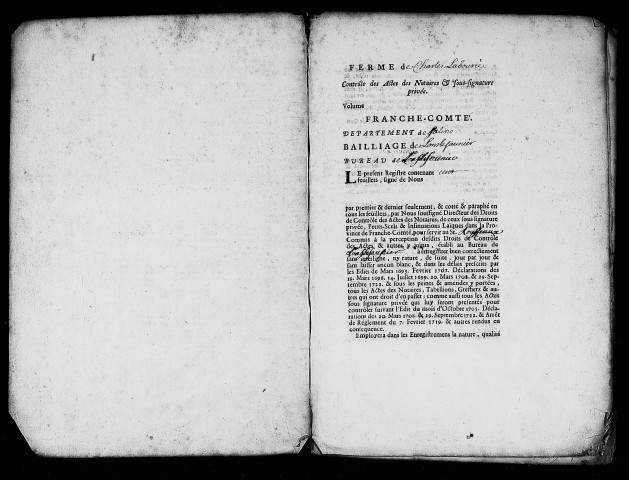 Registre du 12 octobre 1731 au 6 février 1732