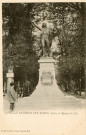 Lons-le-Saunier (Jura). La statue de Rouget-de-Lisle. Raoul Chapuis.