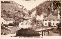 Bourg-de-Sirod (Jura). 11. La cascade de l'Ain. Dole, Karrer.