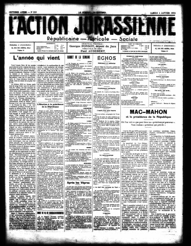 L'Action jurassienne (1913)