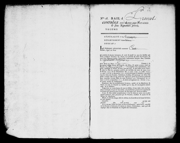 Registre du 1er juin 1767 au 17 février 1769