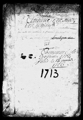 Registre du 30 juillet 1713 au 13 janvier 1716